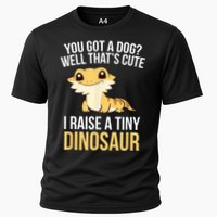 Bearded Dragon Pet I Raise A Tiny Dinosaur Bearded Dragon Cooling Performance Crew T-Shirt