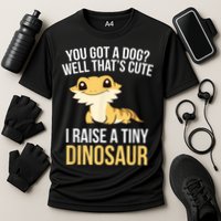 Bearded Dragon Pet I Raise A Tiny Dinosaur Bearded Dragon Cooling Performance Crew T-Shirt
