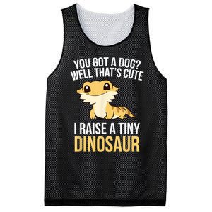 Bearded Dragon Pet I Raise A Tiny Dinosaur Bearded Dragon Mesh Reversible Basketball Jersey Tank