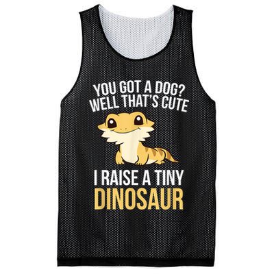 Bearded Dragon Pet I Raise A Tiny Dinosaur Bearded Dragon Mesh Reversible Basketball Jersey Tank
