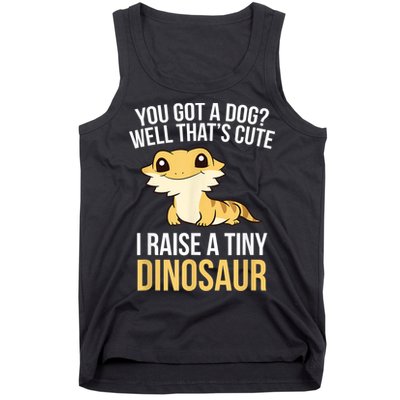 Bearded Dragon Pet I Raise A Tiny Dinosaur Bearded Dragon Tank Top