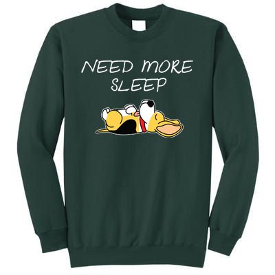 Beagle Dog Puppy Need More Sleep Beagle Pajama For Bedtime Tall Sweatshirt