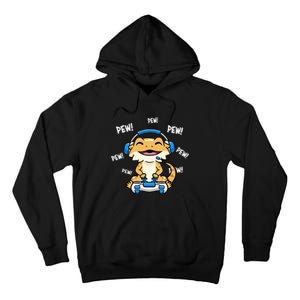 Bearded Dragon Playing Video Game Reptiles Tall Hoodie