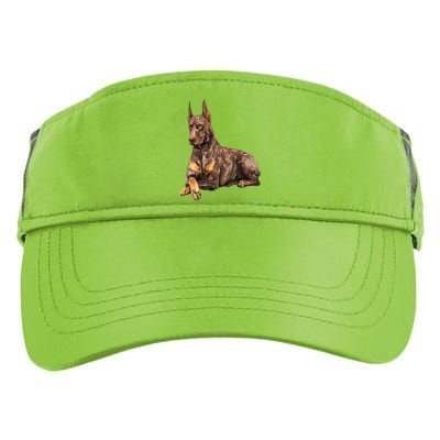 Brown Doberman Pinscher Adult Drive Performance Visor