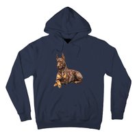 Brown Doberman Pinscher Hoodie