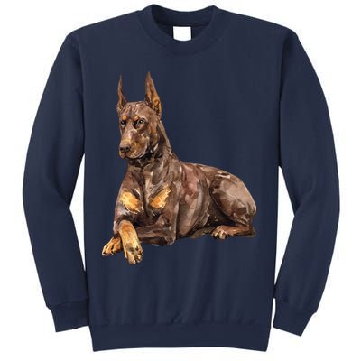 Brown Doberman Pinscher Sweatshirt