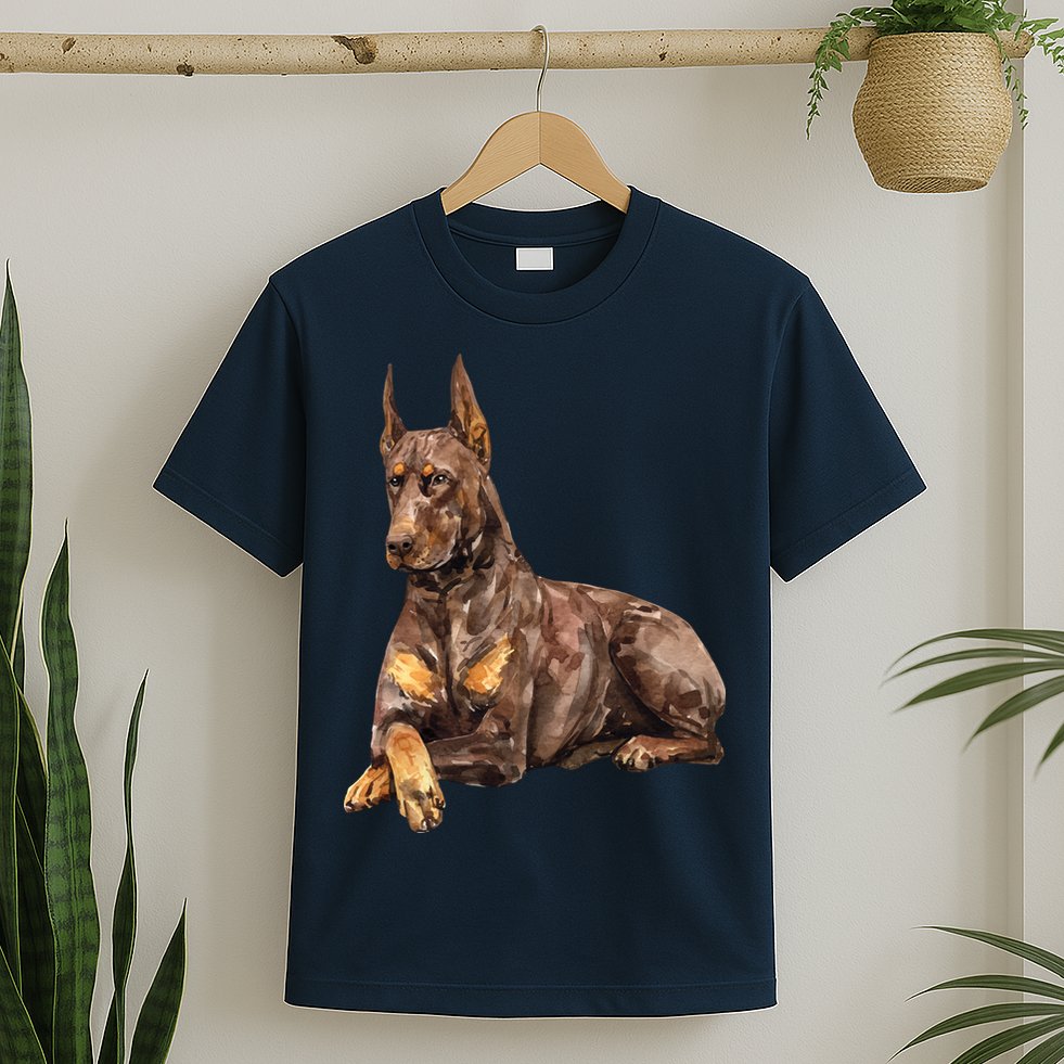 Brown Doberman Pinscher T-Shirt