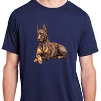 Brown Doberman Pinscher Adult ChromaSoft Performance T-Shirt