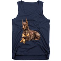 Brown Doberman Pinscher Tank Top