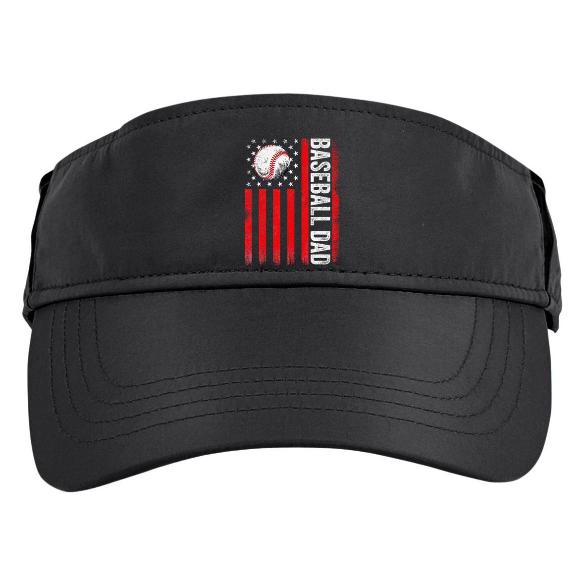 Baseball Dad Player American Us Flag Patriotic Adult Drive Performance Visor