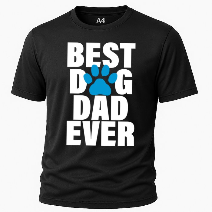 Best Dog Dad Ever Paw Cooling Performance Crew T-Shirt
