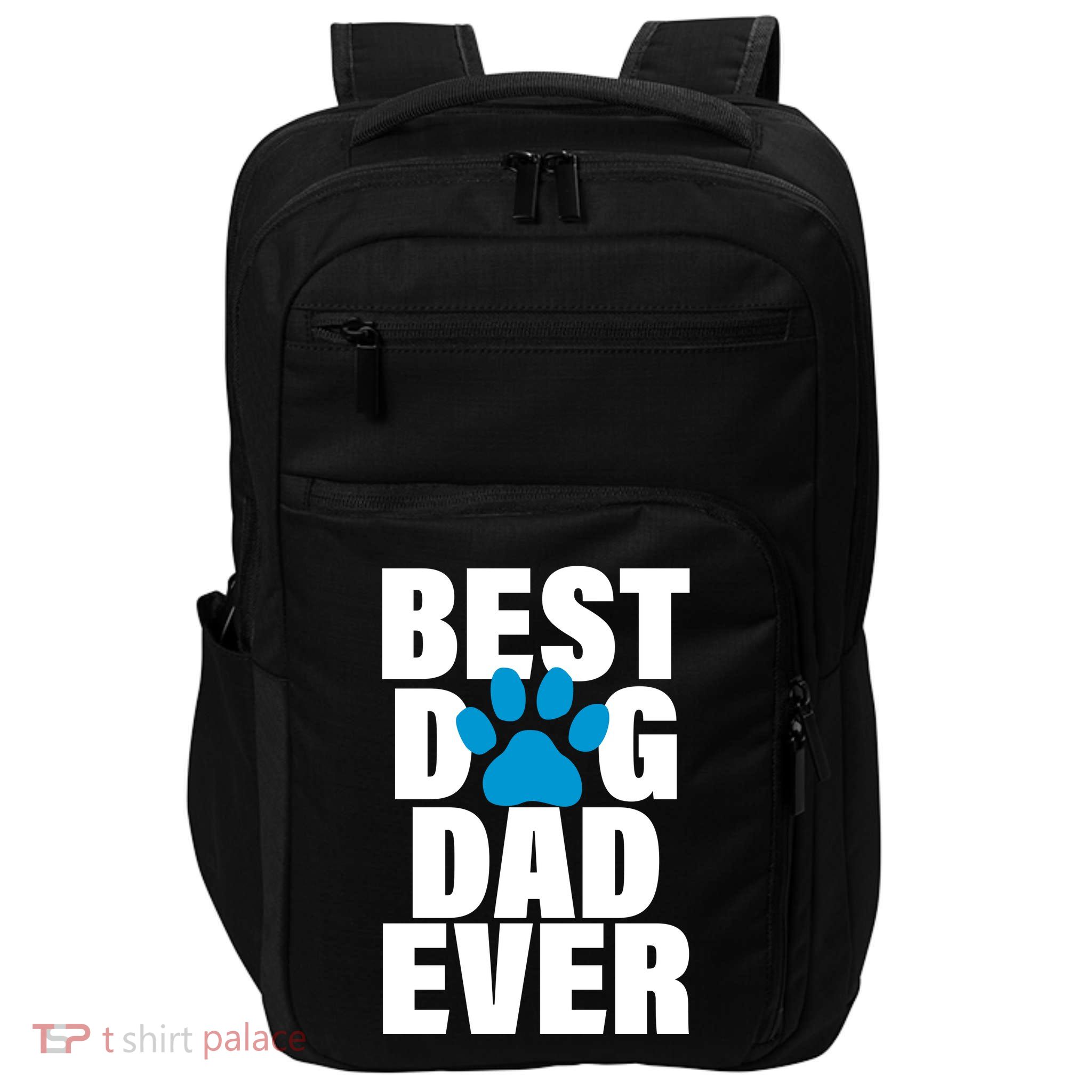 Best Dog Dad Ever Paw Impact Tech Backpack
