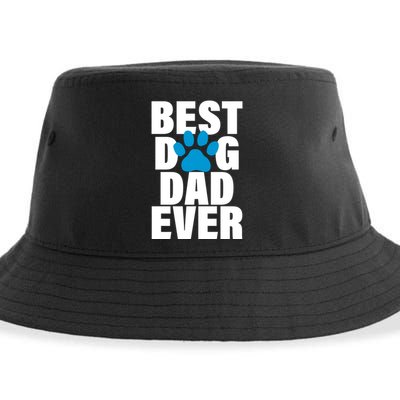 Best Dog Dad Ever Paw Sustainable Bucket Hat