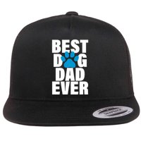 Best Dog Dad Ever Paw Flatbill Hat