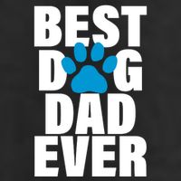 Best Dog Dad Ever Paw Golf Towel