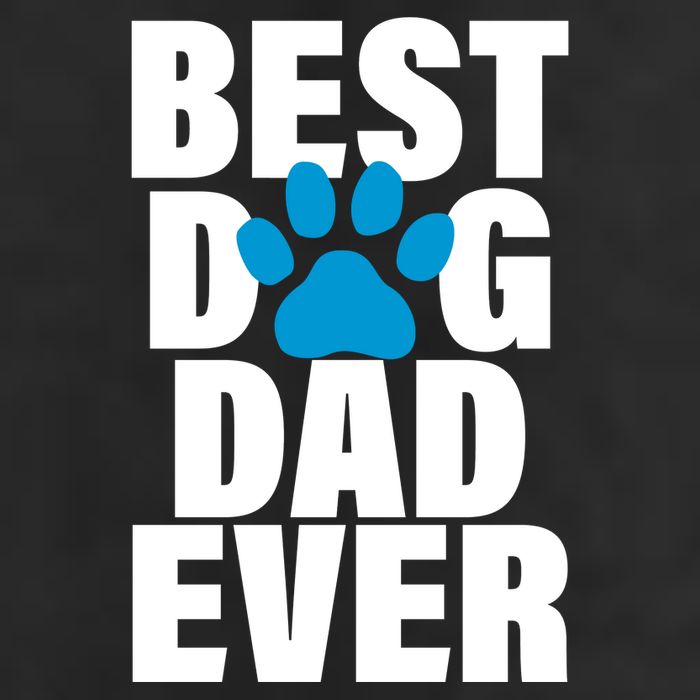 Best Dog Dad Ever Paw Golf Towel