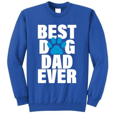Best Dog Dad Ever Paw Sweatshirt
