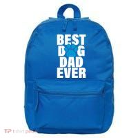Best Dog Dad Ever Paw 16 in Basic Backpack