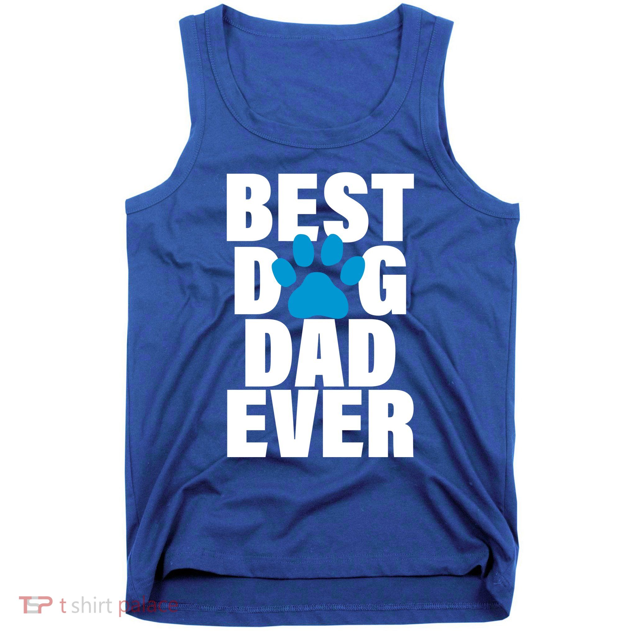 Best Dog Dad Ever Paw Tank Top
