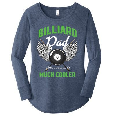 Billiard Dad Player Billiards Pool Snooker Father Cue Sports Gift Women's Perfect Tri Tunic Long Sleeve Shirt