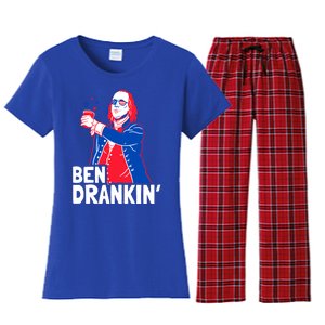 Ben Drankin Patriotic Independence Day 4th Of July Party Gift Women's Flannel Pajama Set