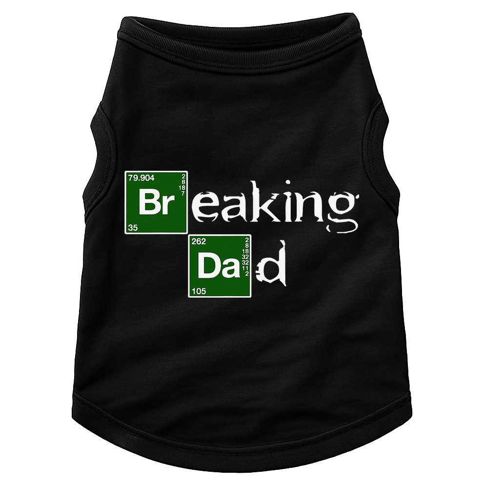 Breaking Dad Papa Funny Father's Day Dad Gift Christmas Doggie Tank