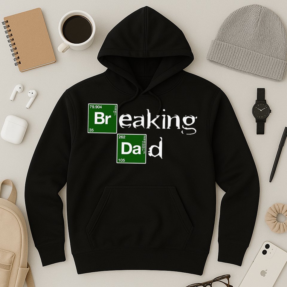 Breaking Dad Papa Funny Father's Day Dad Gift Christmas Hoodie