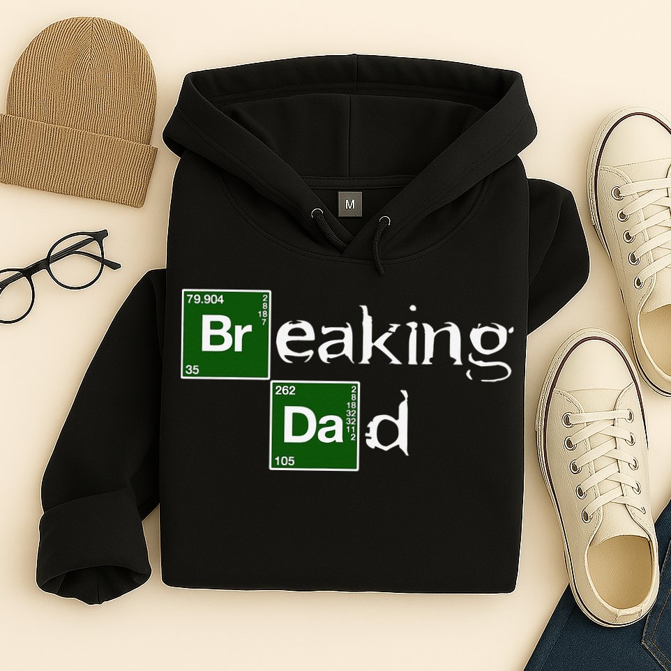 Breaking Dad Papa Funny Father's Day Dad Gift Christmas Hoodie