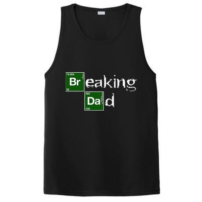 Breaking Dad Papa Funny Father's Day Dad Gift Christmas PosiCharge Competitor Tank