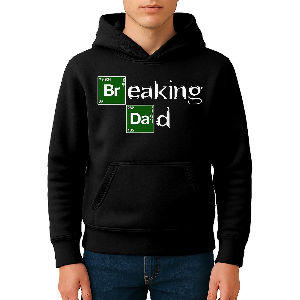 Breaking Dad Papa Funny Father's Day Dad Gift Christmas Kids Hoodie