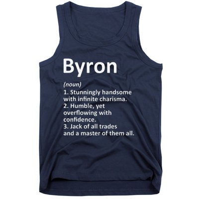 BYRON Definition Personalized Name Funny Birthday Gift Idea Tank Top