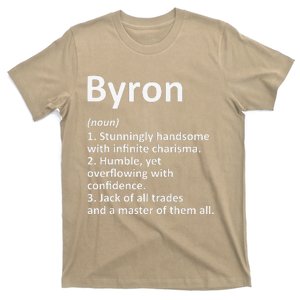 BYRON Definition Personalized Name Funny Birthday Gift Idea T-Shirt