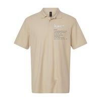 BYRON Definition Personalized Name Funny Birthday Gift Idea Softstyle Adult Sport Polo