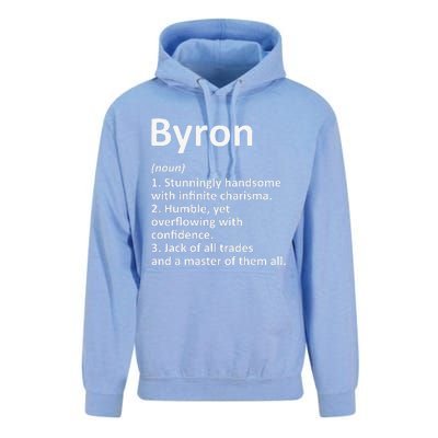 BYRON Definition Personalized Name Funny Birthday Gift Idea Unisex Surf Hoodie