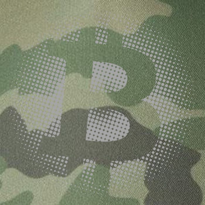 Bitcoin Dot Pattern Legacy Tie Dye Trucker Hat