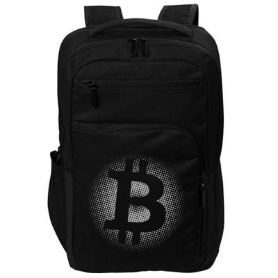 Bitcoin Dot Pattern Impact Tech Backpack