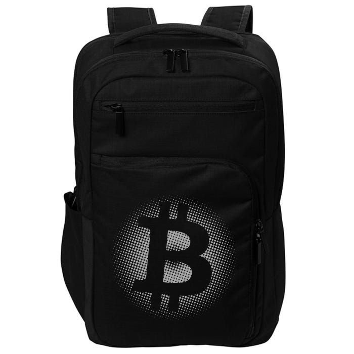 Bitcoin Dot Pattern Impact Tech Backpack