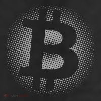 Bitcoin Dot Pattern 11oz C Handle Ceramic Mug