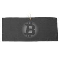 Bitcoin Dot Pattern Large Microfiber Waffle Golf Towel