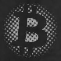 Bitcoin Dot Pattern Large Microfiber Waffle Golf Towel