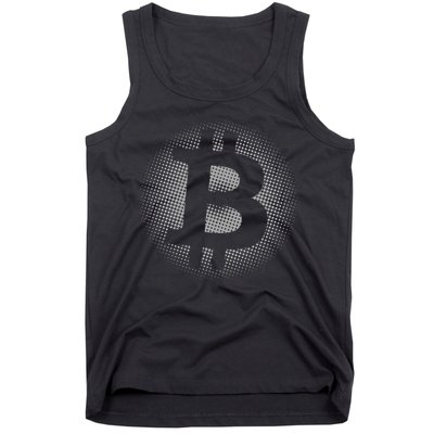 Bitcoin Dot Pattern Tank Top