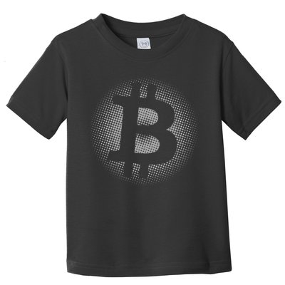 Bitcoin Dot Pattern Toddler T-Shirt