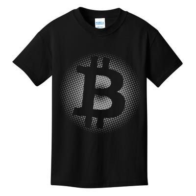 Bitcoin Dot Pattern Kids T-Shirt