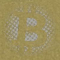 Bitcoin Dot Pattern Garment-Dyed Women's Muscle Tee