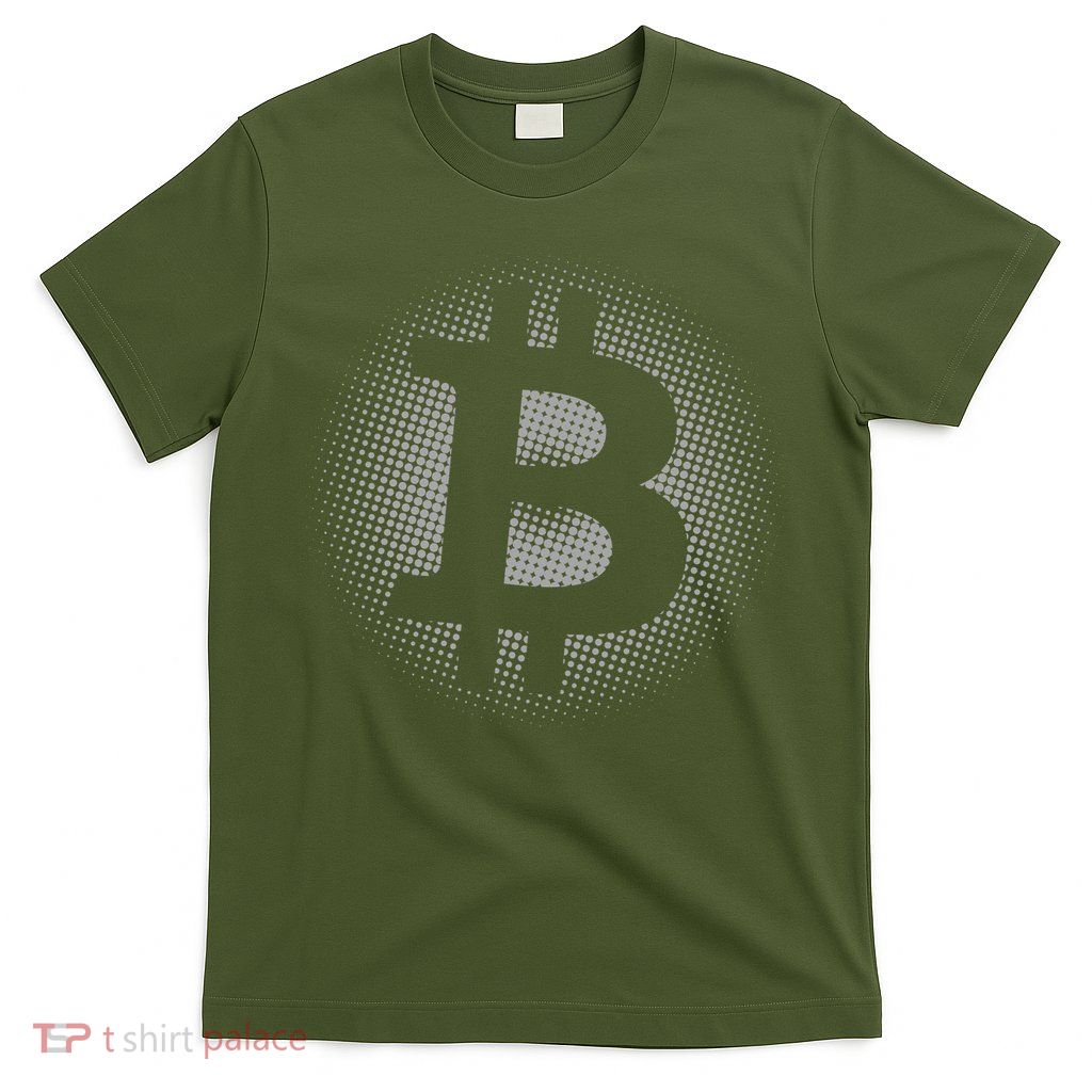 Bitcoin Dot Pattern T-Shirt