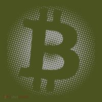 Bitcoin Dot Pattern T-Shirt
