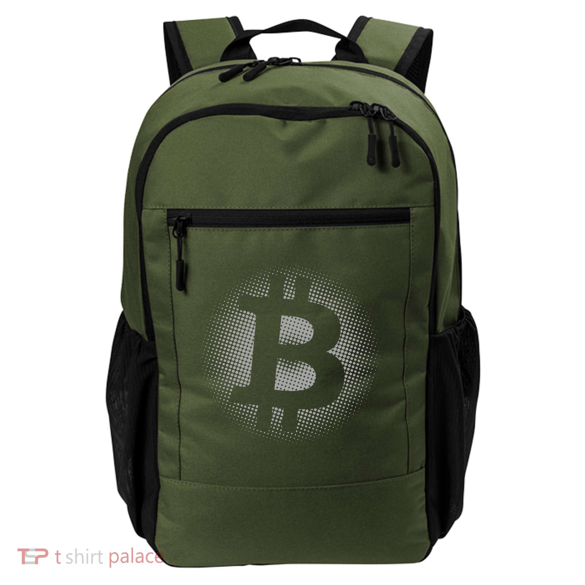 Bitcoin Dot Pattern Daily Commute Backpack