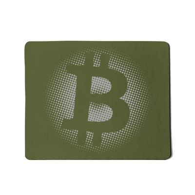 Bitcoin Dot Pattern Mousepad