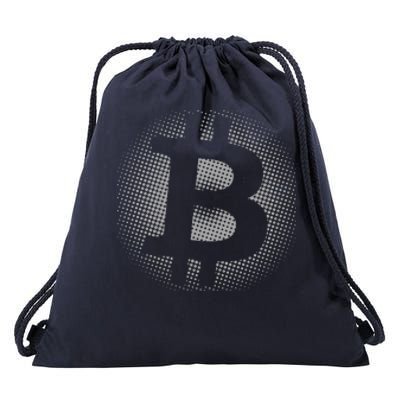 Bitcoin Dot Pattern Drawstring Bag