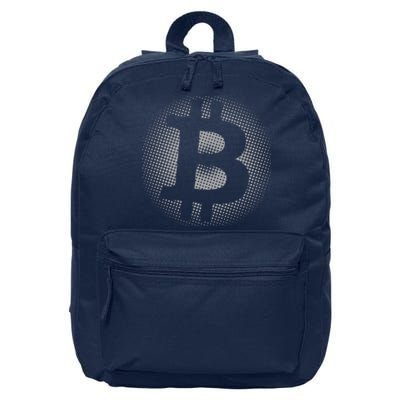 Bitcoin Dot Pattern 16 in Basic Backpack